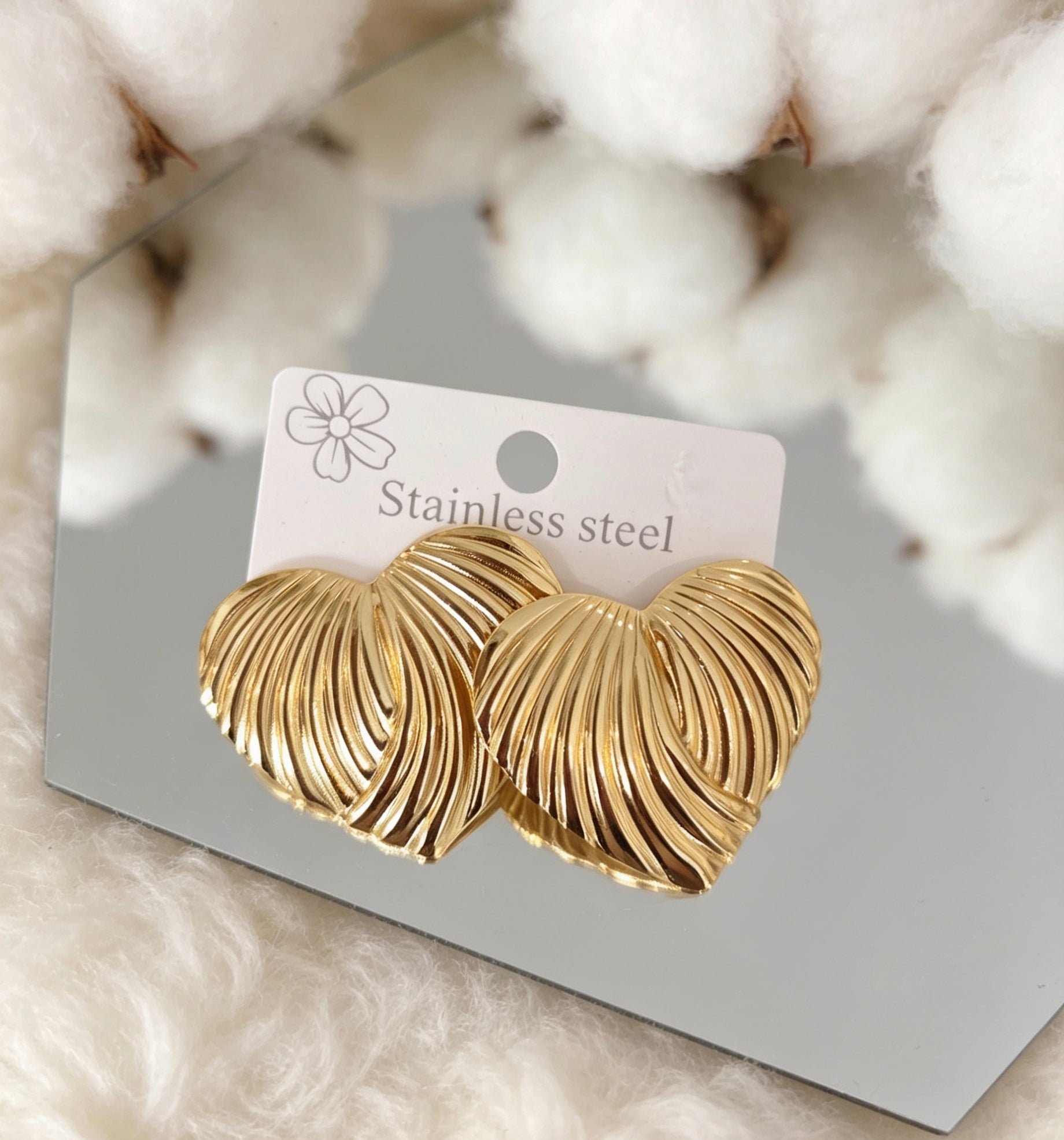 Boucles D'oreilles doré
