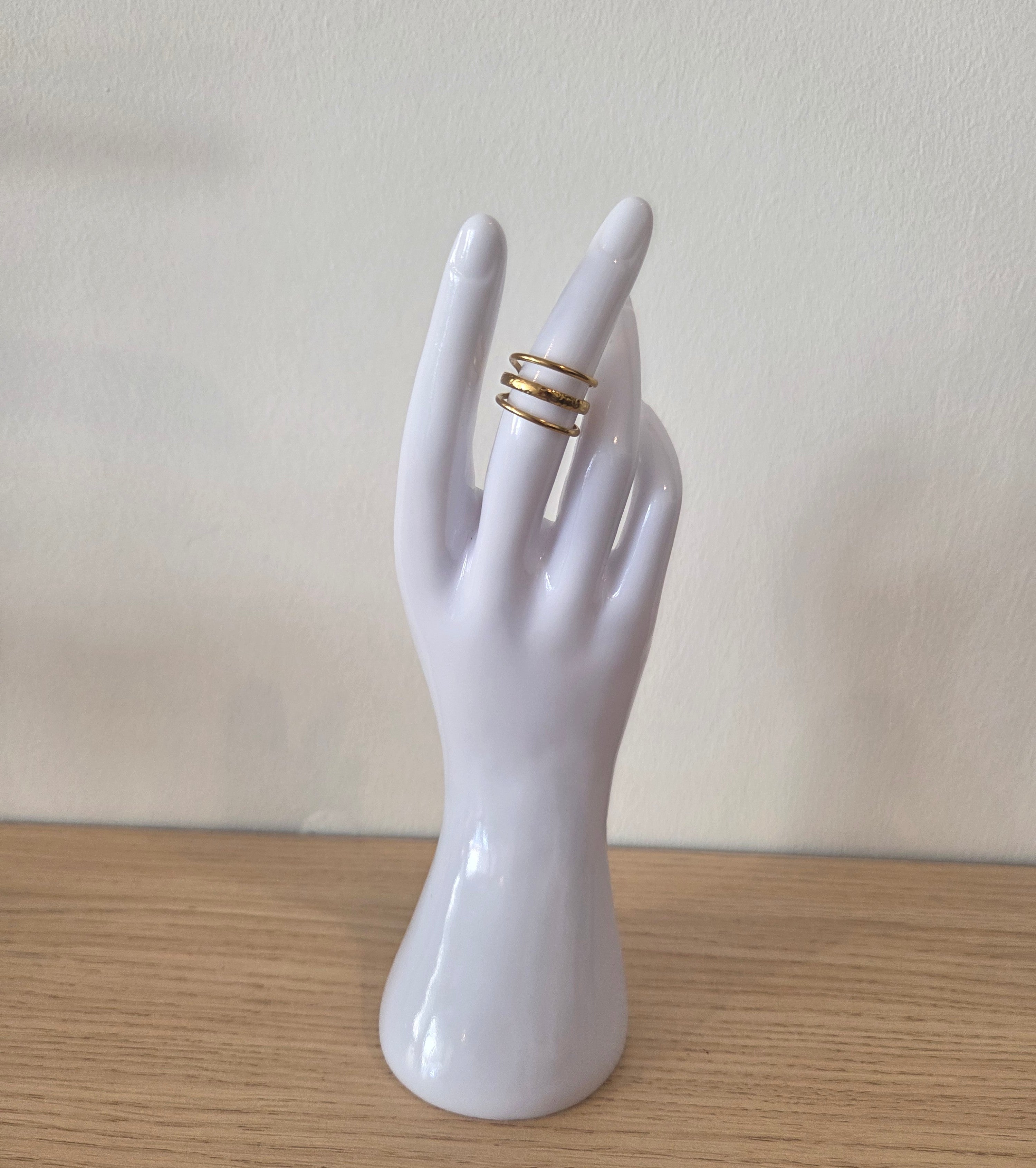 Bague Triple Anneau Dorée