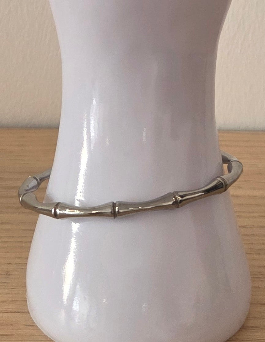 Bracelet Jonc Bambou Argenté