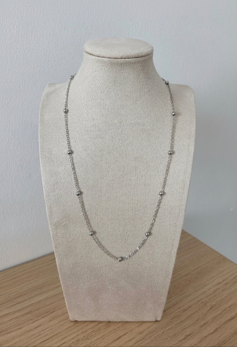 Collier Billes Acier Inoxydable 304