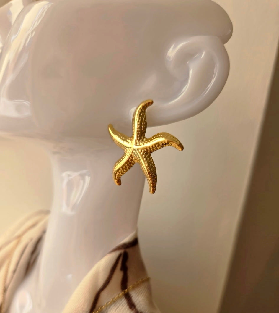 Parure Etoile de Mer Dorée